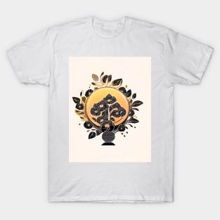 Japanese Art - Gold Tree T-Shirt